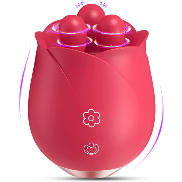 Rose Vibration Female Finger Massage