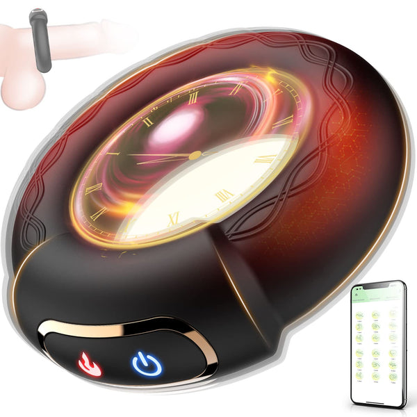 Vibrating Ring 9 Vibrations with Heating Toys for Men