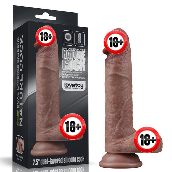 Sakino - 7.6'' Thick Toys for Beginners Realistic Stimulation