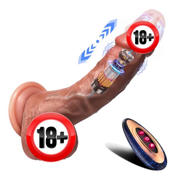 Kojiro - 8'' Thrust Vibrating Toy for Adult Women