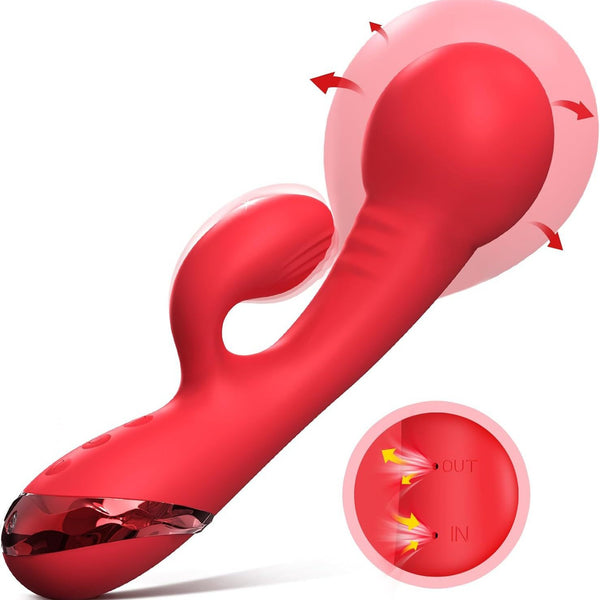 Inflatable Enlarged Vibration Massager for Women